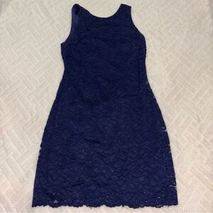 ♠️ Sam Edelman Navy Lace Dress